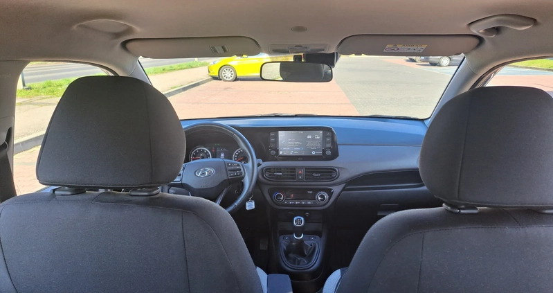 Hyundai i10 cena 49500 przebieg: 40500, rok produkcji 2021 z Zawiercie małe 326
